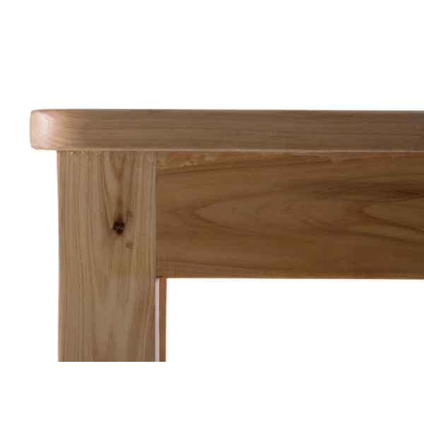 ALFI brand AB4407 10"x10" Square Wooden Bench/Stool Multi-Purpose Accessory