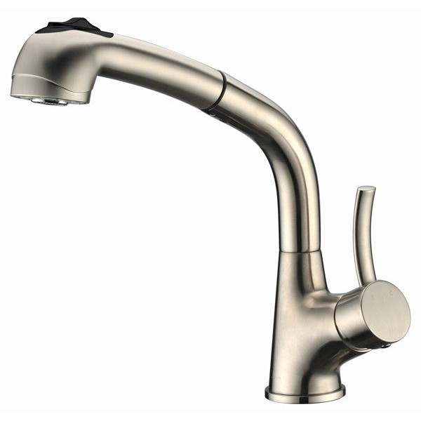 Dawn AB50 3702 Single Lever Pull-Out Spray Solid Brass Kitchen Faucet