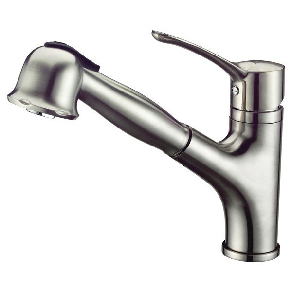 Dawn AB50-3712 Single Lever Pull-Out Spray Solid Brass Kitchen Faucet