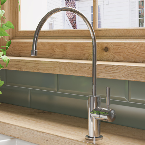 ALFI brand AB5008 Modern Solid Stainless Steel Goose Neck Water Dispenser