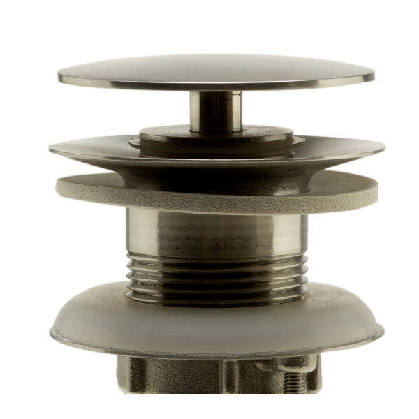 ALFI brand AB5009 Stainless Pop Up Drain for Bathroom Sink w/o Overflow