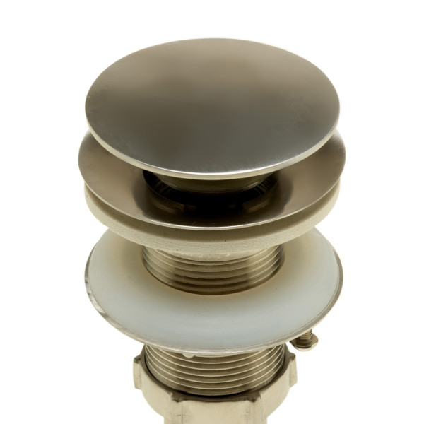 ALFI brand AB5009 Stainless Pop Up Drain for Bathroom Sink w/o Overflow