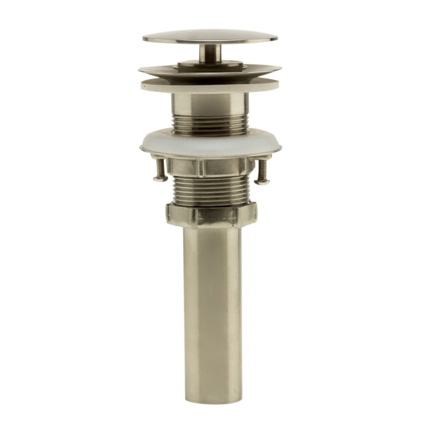 ALFI brand AB5009 Stainless Pop Up Drain for Bathroom Sink w/o Overflow