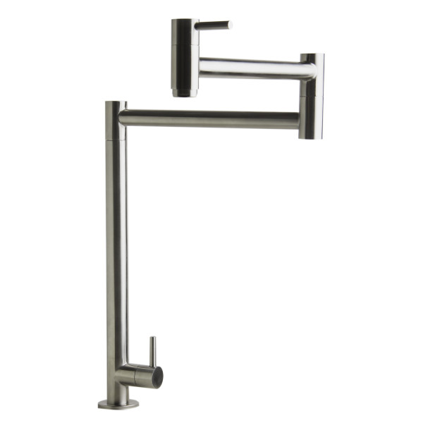ALFI brand AB5018 Stainless Steel Retractable Pot Filler Faucet