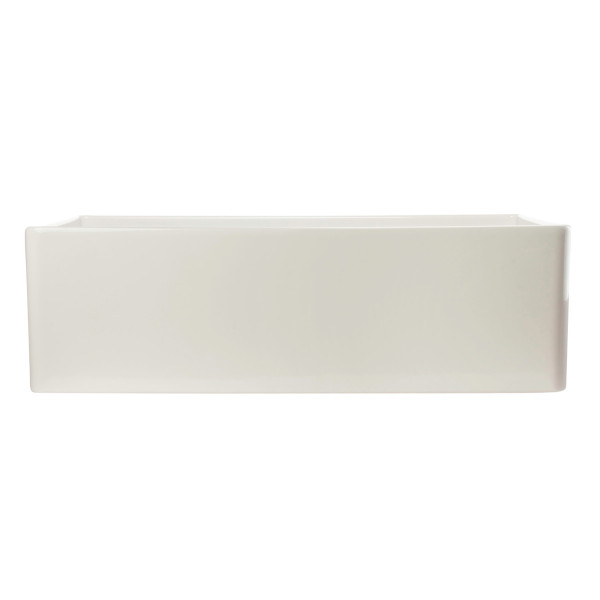 ALFI brand AB533 33 Inch Smooth Single Bowl Fireclay Farm Sink
