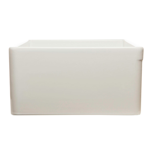 ALFI brand AB533 33 Inch Smooth Single Bowl Fireclay Farm Sink