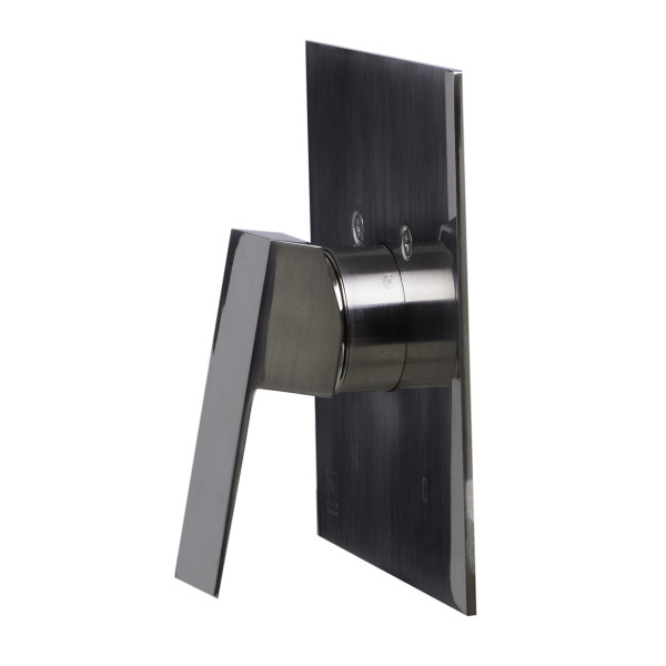 ALFI brand AB5501 Shower Valve with Lever Handle & Flange Polished/Brushed