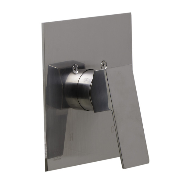 ALFI brand AB5501 Shower Valve with Lever Handle & Flange Polished/Brushed