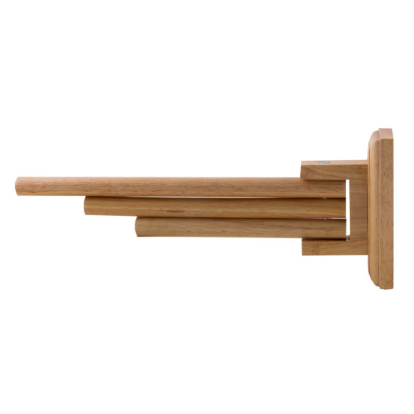 ALFI brand AB5506 16 Inch Triple Rack Wooden Towel Bar 
