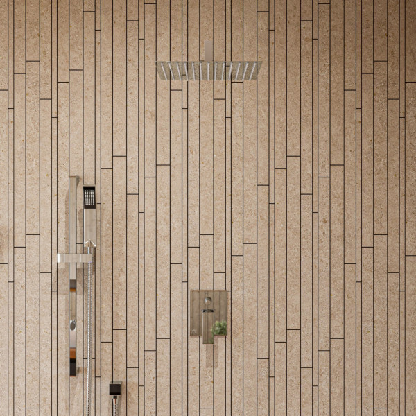 ALFI brand AB7606 Sliding Rail Hand Shower Set in Polished or Brushed