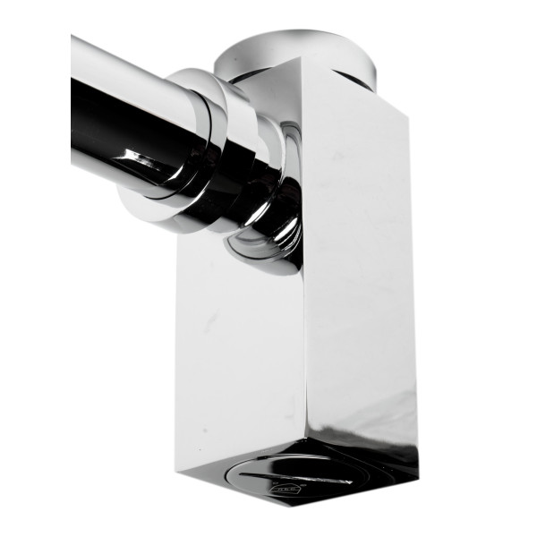 ALFI brand AB9026 Solid Brass Square Modern Decorative Bottle P-Trap