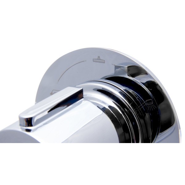 ALFI brand AB9101 Modern Round 3 Way Shower Diverter