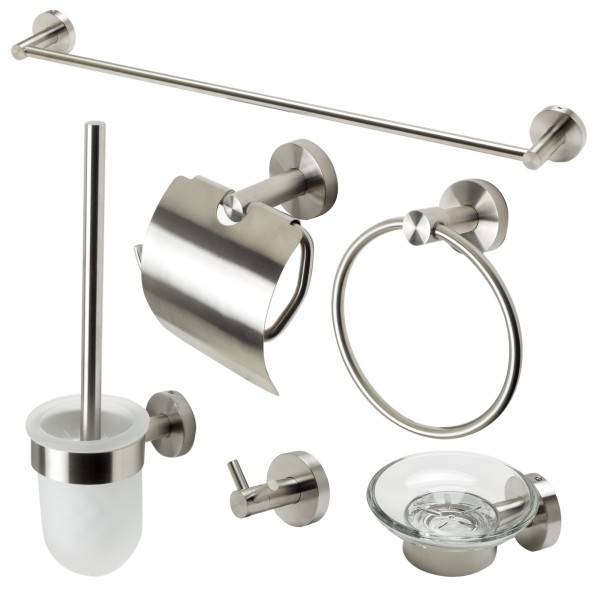 ALFI brand AB9513 6 Piece Matching Bathroom Accessory Set