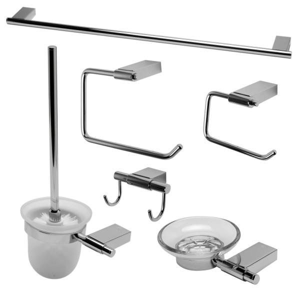 ALFI brand AB9515 6 Piece Matching Bathroom Accessory Set