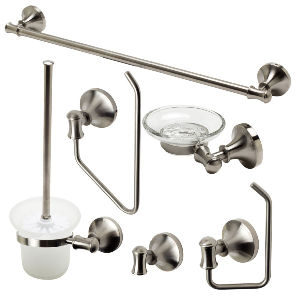 ALFI brand AB9521 6 Piece Matching Bathroom Accessory Set