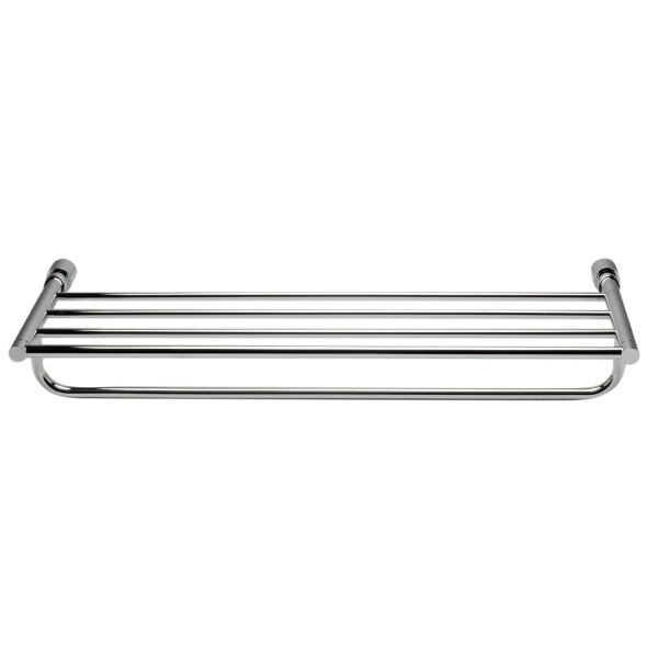 ALFI brand AB9523 Polished Chrome 24" Towel Bar & Shelf Bathroom Accessory