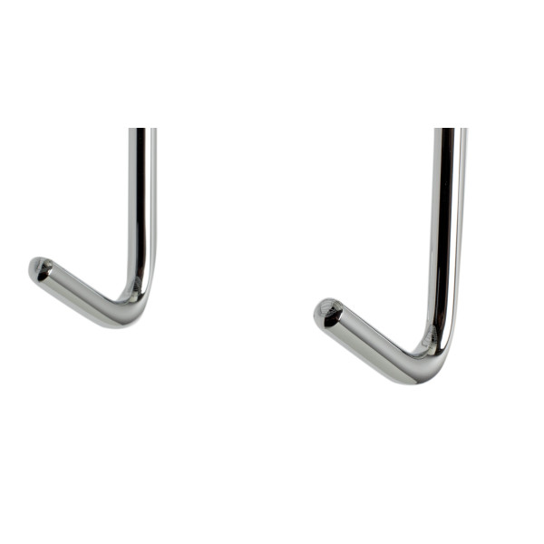 ALFI brand AB9532 Polished Chrome Corner Mounted Double Basket Shower Shelf