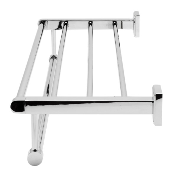 ALFI brand AB9596 Polished Chrome 24" Towel Bar & Shelf Bathroom Accessory
