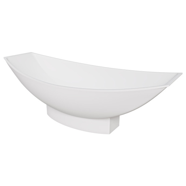 ALFI brand AB9991 Solid Surface Resin Free Standing Hammock Style Bathtub