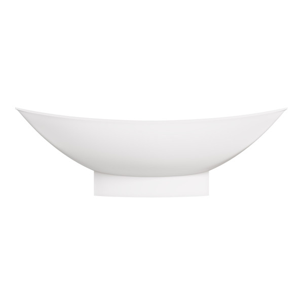 ALFI brand AB9991 Solid Surface Resin Free Standing Hammock Style Bathtub