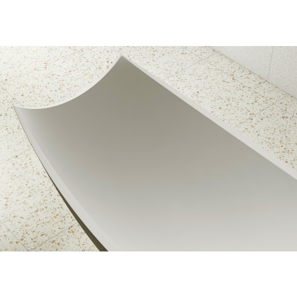 ALFI brand AB9992 Solid Surface Resin Free Standing Hammock Style Bathtub