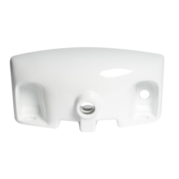 ALFI brand ABC115 White 20" Small Wall Mounted Ceramic Sink with Faucet Hole