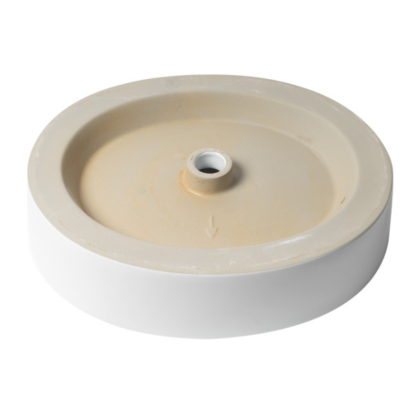 ALFI brand ABC911 White 22" Oval Above Mount Ceramic Sink