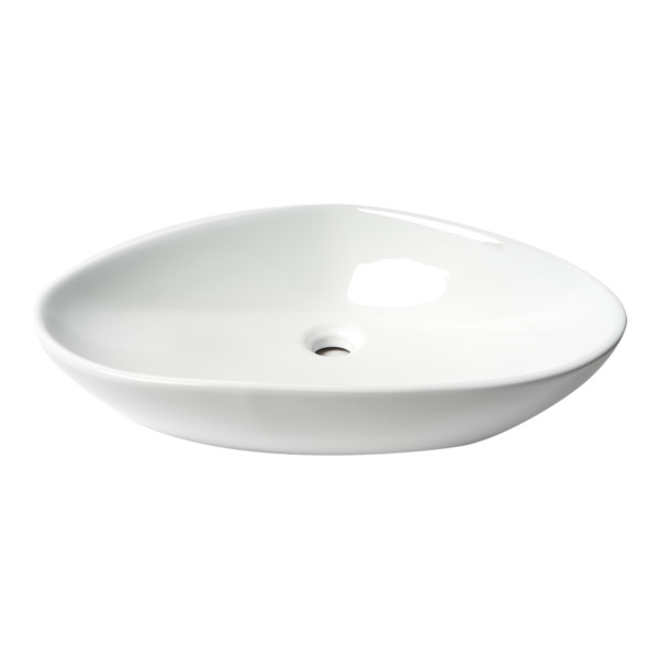 ALFI brand ABC914 White 23" Fancy Above Mount Ceramic Sink