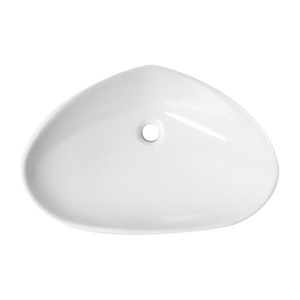 ALFI brand ABC914 White 23" Fancy Above Mount Ceramic Sink