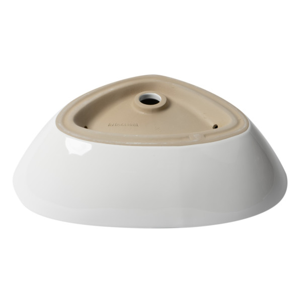 ALFI brand ABC914 White 23" Fancy Above Mount Ceramic Sink