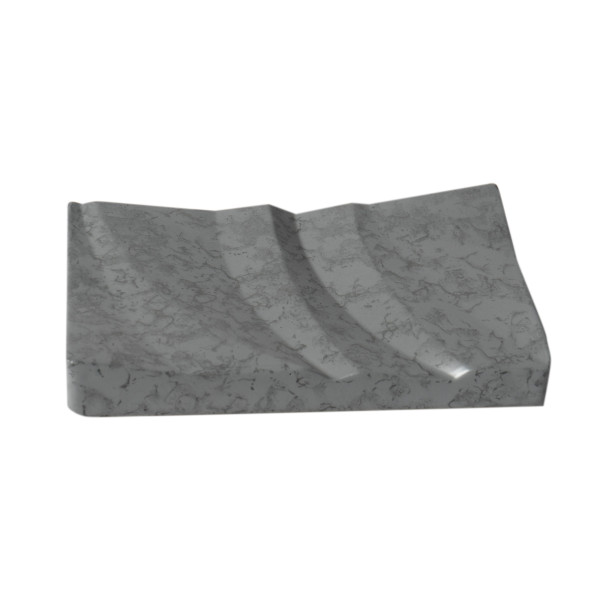 ALFI brand ABCO1019 5 Piece Solid Concrete Gray Matte Bathroom Accessory Set