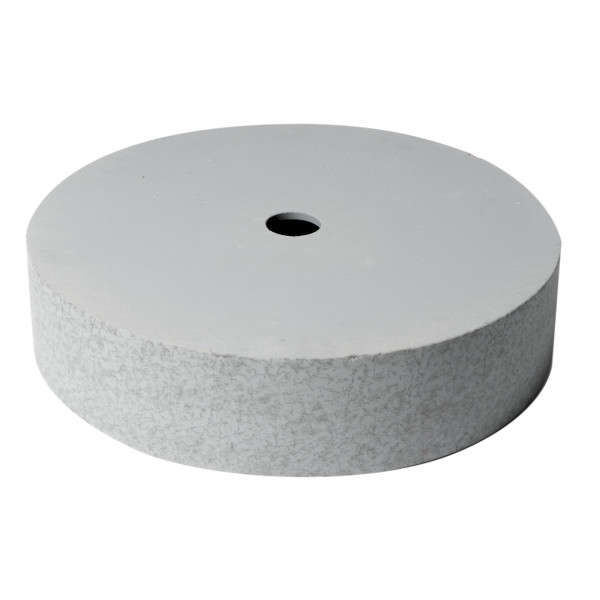 ALFI brand ABCO17R 17" Round Solid Concrete Gray Matte Above Mount Bathroom Sink