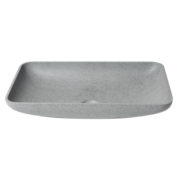 ALFI brand ABCO23R 23" Rect Solid Concrete Gray Matte Above Mount Bath Sink
