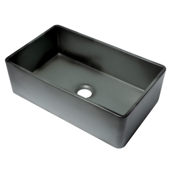 ALFI brand ABCO3320SB 33" Fireclay Farmhouse Kitchen Sink In Concrete Color