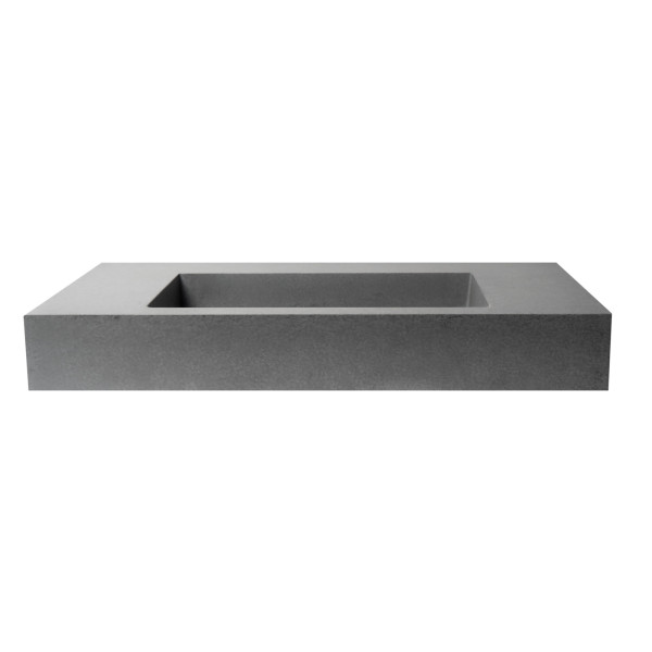 ALFI brand ABCO40R 40" Solid Concrete Rectangular Countertop Sink