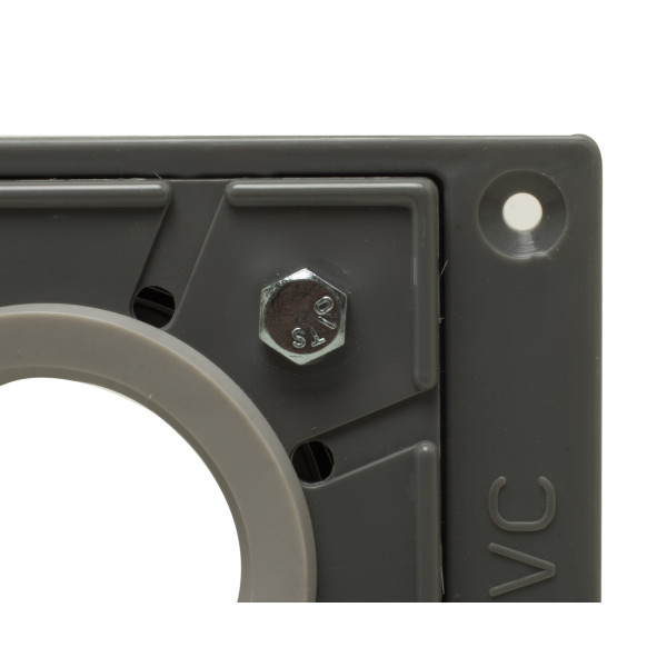 ALFI brand ABDB55 PVC Shower Drain Base with Rubber Fitting