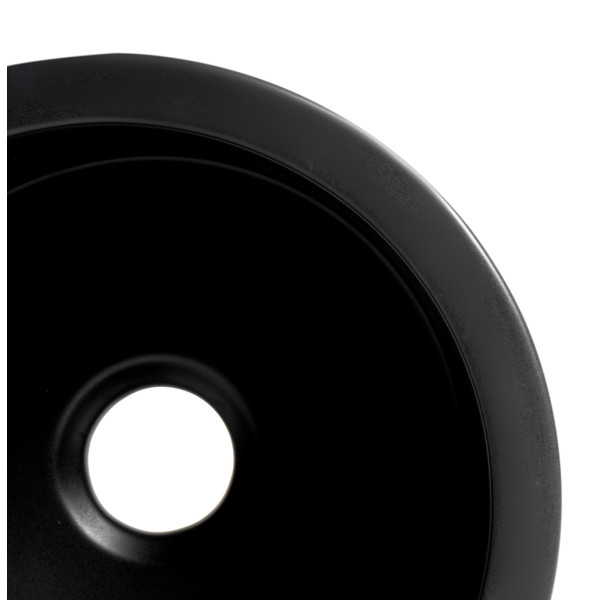 ALFI brand ABF1818R Round 18" x 18" Undermount / Drop In Fireclay Prep Sink