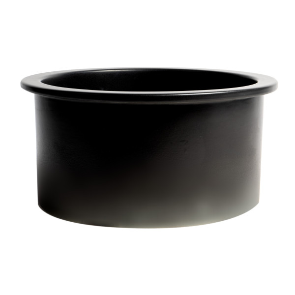 ALFI brand ABF1818R Round 18" x 18" Undermount / Drop In Fireclay Prep Sink