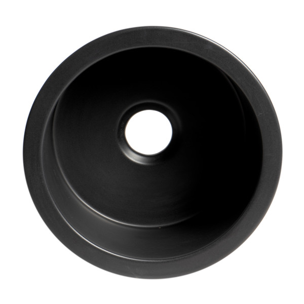 ALFI brand ABF1818R Round 18" x 18" Undermount / Drop In Fireclay Prep Sink