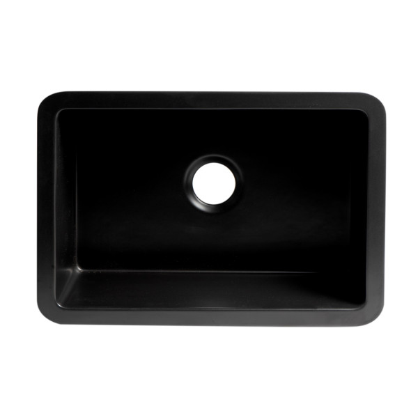 ALFI brand ABF2718UD 27" x 18" Fireclay Undermount / Drop Firelcay Kitchen Sink