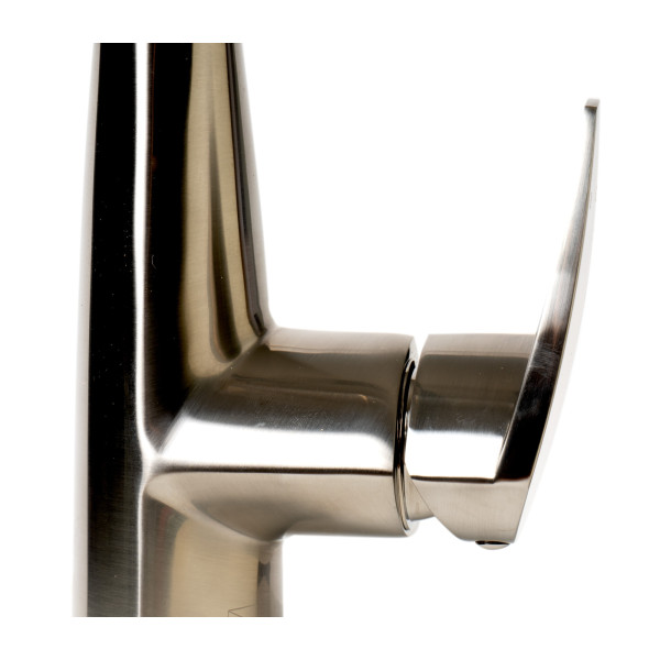 ALFI brand ABKF3001 Kitchen Faucet with Black Rubber Stem