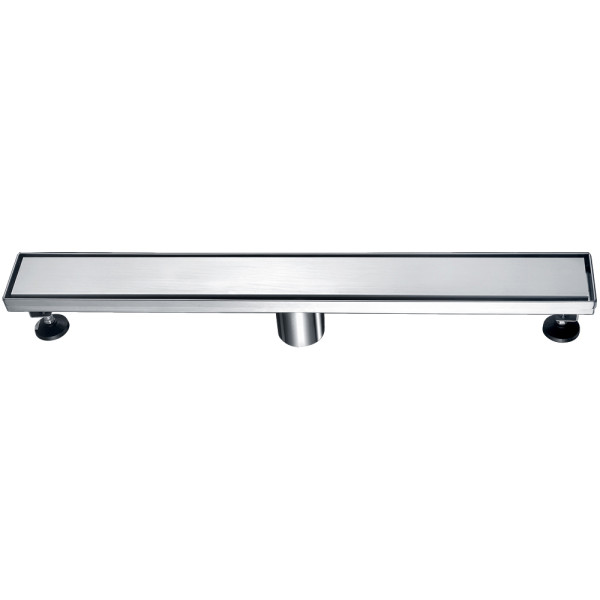 ALFI brand ABLD24B 24" Long Stainless Linear Shower Drain with Solid Cover