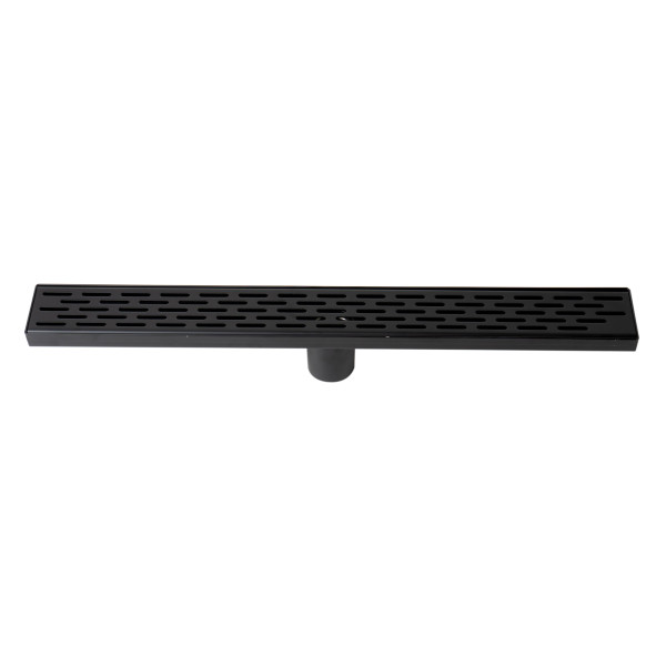 ALFI brand ABLD24C 24" Stainless Steel Linear Shower Drain with Groove Holes