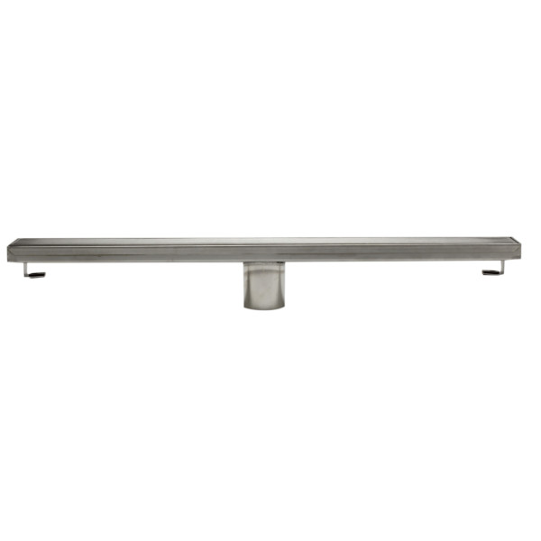 ALFI brand ABLD24D 24" Stainless Steel Linear Shower Drain w/ Groove Lines