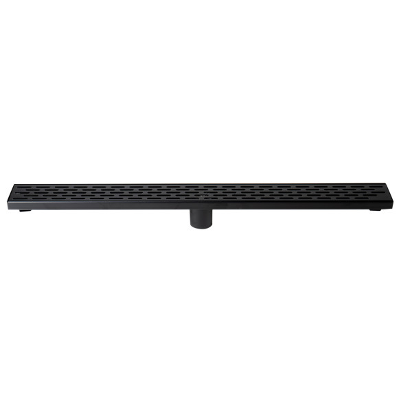 ALFI brand ABLD32C 32" Stainless Steel Linear Shower Drain with Groove Holes