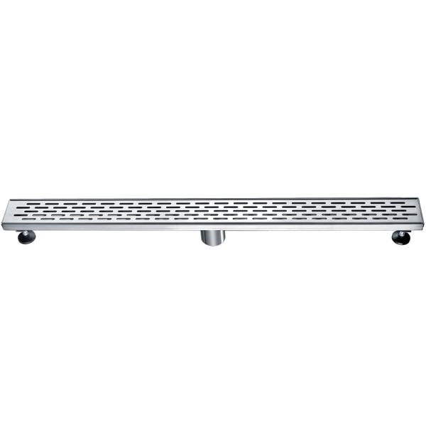 ALFI brand ABLD32C 32" Stainless Steel Linear Shower Drain with Groove Holes