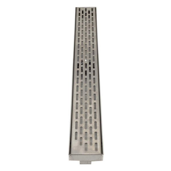 ALFI brand ABLD32C 32" Stainless Steel Linear Shower Drain with Groove Holes