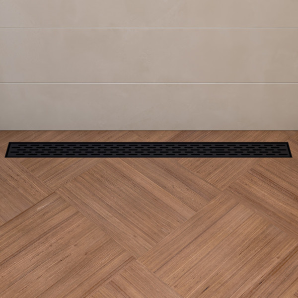 ALFI brand ABLD36C 36" Stainless Steel Linear Shower Drain with Groove Holes