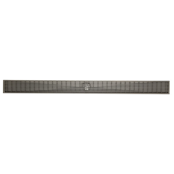 ALFI brand ABLD36D 36" Stainless Steel Linear Shower Drain w/ Groove Lines