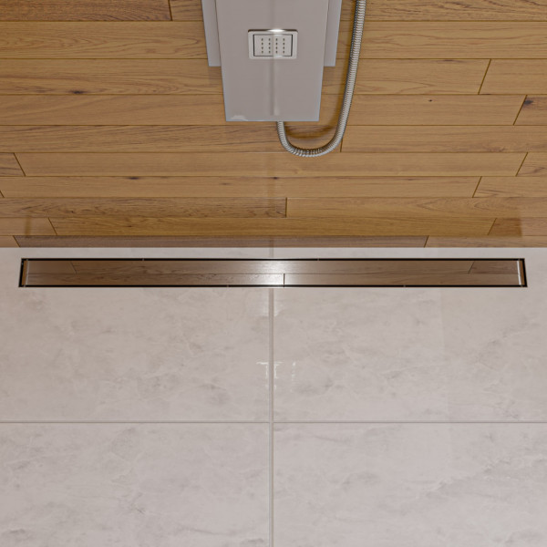 ALFI brand ABLD47B 47" Linear Shower Drain with Solid Cover
